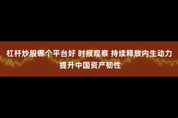 杠杆炒股哪个平台好 时报观察 持续释放内生动力 提升中国资产韧性